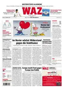 WAZ Westdeutsche Allgemeine Zeitung Bochum - 22. September 2017