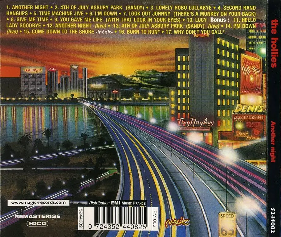 The Hollies - Another Night (1975) {1999, HDCD, Remastered}
