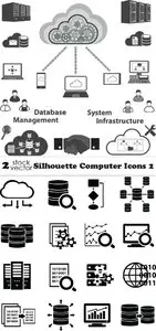Vectors - Silhouette Computer Icons 2