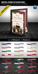GraphicRiver Universal Gourmet Restaurant Menu