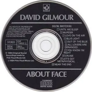 David Gilmour - About Face (1984) [Harvest CDP 7 46031 2, West Germany]