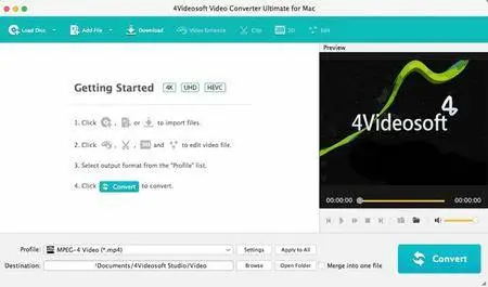 4Videosoft Video Converter Ultimate for Mac 9.0.16 Multilingual