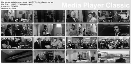 (Drame) Mélodie en sous-sol [DVDrip] 1963 New Rip
