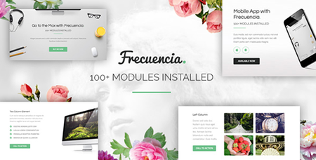 ThemeForest - Frecuencia v1.0 - 100+ Modules - Email + Online Template Builder - 19296668