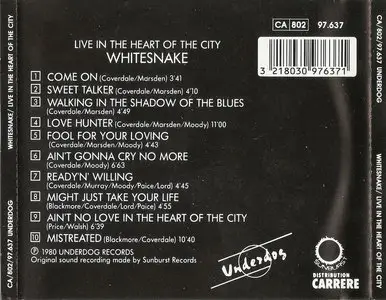 Whitesnake - Live... In The Heart Of The City (1980)