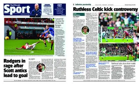 The Herald Sport (Scotland) – February 25, 2019
