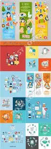 Templates flat design concept medical icon vector 4