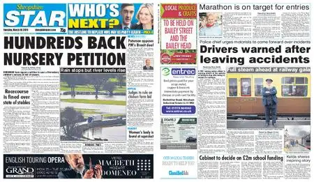 Shropshire Star Shrewsbury Edition – March 19, 2019