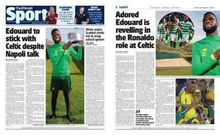The Herald Sport (Scotland) – September 18, 2019