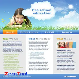 FlashMint 2167 Preschool education flash template