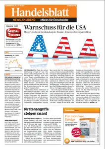 Handelsblatt News am Abend vom 14.07.2011