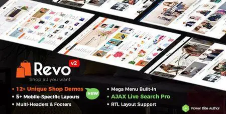 ThemeForest - Revo v2.4.0 - Multi-purpose WooCommerce WordPress Theme (12+ Homepages & 5 Mobile Layouts Included) - 18276186