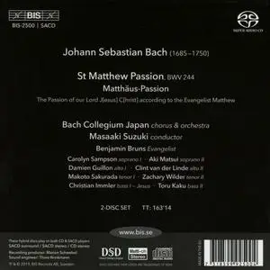 Masaaki Suzuki, Bach Collegium Japan - Johann Sebastian Bach: Matthäus-Passion (2019)