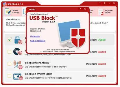 Newsoftwares USB Block 1.6.3