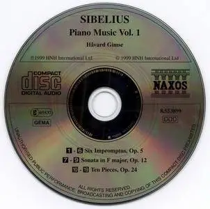 Jean Sibelius - Piano Music Vol. 1 - Havard Gimse (1999) {Naxos 8.553899}