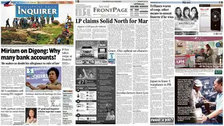 Philippine Daily Inquirer – May 04, 2016