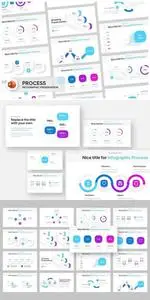 Process Infographic PowerPoint Template 5S4BGMC