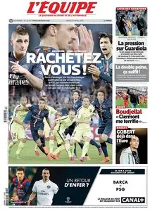 L'Equipe du Mardi 21 Avril 2015