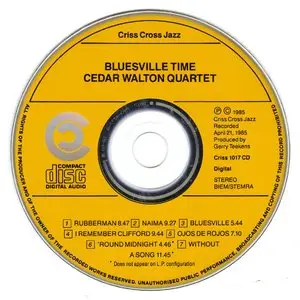 Cedar Walton Quartet - Bluesville Time (1985) {Criss Cross Jazz, Criss 1017CD rel 1989}