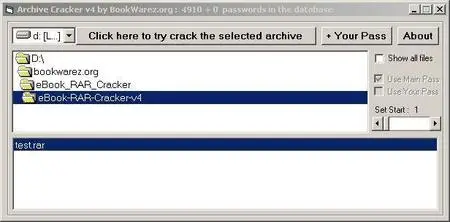 eBook RAR & ZIP Cracker V4