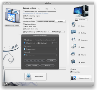 BPS sBackup v1.7 Mac OS X