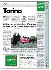 la Repubblica Torino - 21 Gennaio 2018