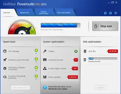 Uniblue PowerSuite Pro 2013 4.1.4.0 Multilingual