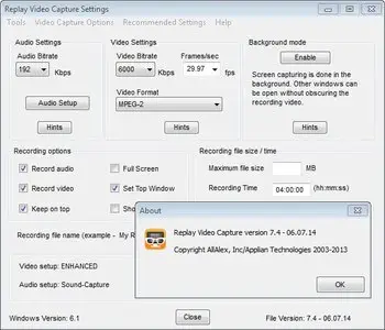 Replay Video Capture 7.4 Build 06.07.14