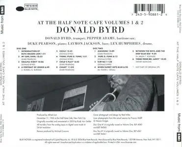 Donald Byrd - At The Half Note Cafe (1960) [2CD] {2004 Rudy Van Gelder Remaster}