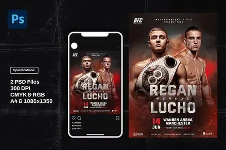 Boxing Fight Flyer