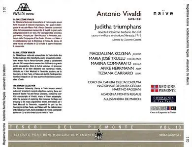 Alessandro De Marchi, Academia Montis Regalis - Antonio Vivaldi: Juditha triumphans (2001)