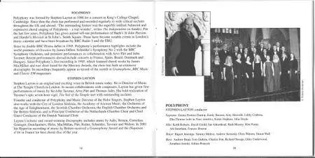 Arvo Part - Triodion and Other Choral Works -  Polyphony & Stephen Layton (2003) {Hyperion SACD Hybrid SACDA67375}