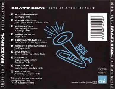 The Brazz Brothers - Live At Oslo Jazzhus (1989)