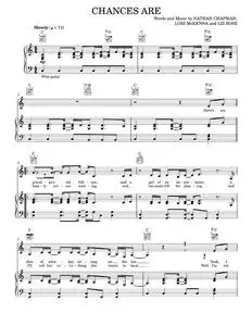 Chances Are - Country Strong Movie, Garrett Hedlund (Piano-Vocal-Guitar)