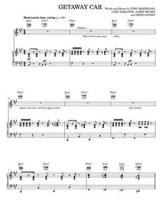 Getaway car - tobyMac (Piano-Vocal-Guitar)