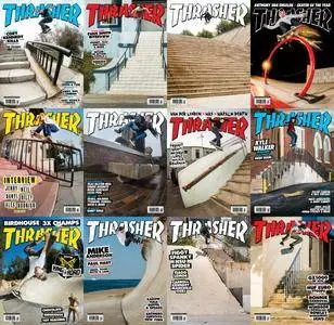 Thrasher Skateboard Magazine - 2016 Full Year Issues Collection