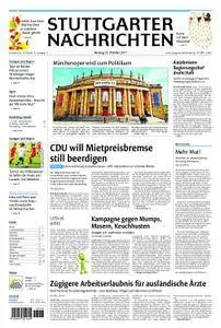 Stuttgarter Nachrichten Blick vom Fernsehturm - 23. Oktober 2017