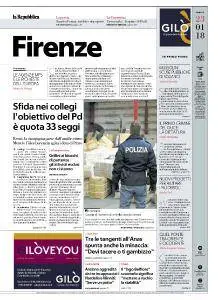 la Repubblica Firenze - 23 Gennaio 2018