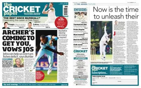 The Cricket Paper – August 11, 2019