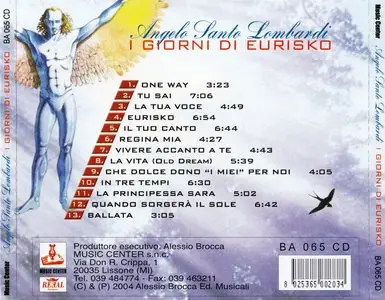 Angelo Santo Lombardi - I Giorni Di Eurisko (2004)