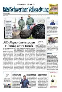 Schweriner Volkszeitung Hagenower Kreisblatt - 02. November 2019