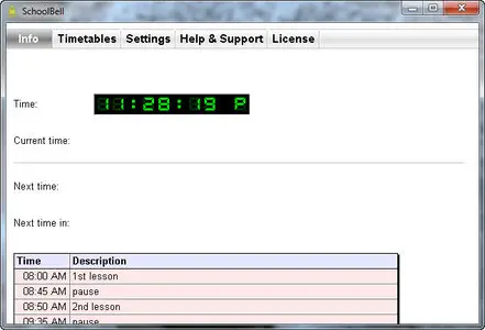SchoolBell 7.1 Bilanguage