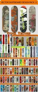 Skateboard and snowboard Design - 25 Eps