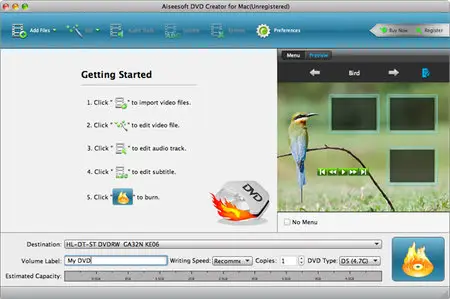 Aiseesoft DVD Creator for Mac v5.1.22