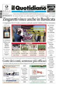 il Quotidiano del Sud Basilicata - 4 Marzo 2019