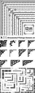 Vectors - Ornamental Vintage Corners 27