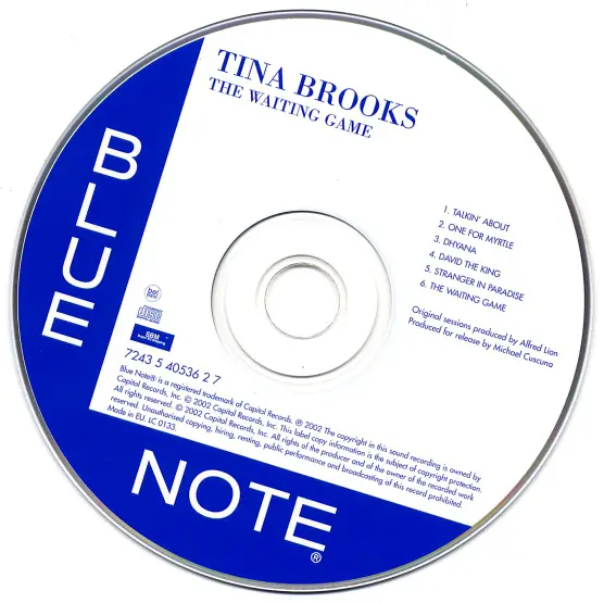 Tina Brooks - The Waiting Game (2002)