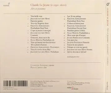 Paolo Cherici, Claudine Ansermet - Le Jeune: Airs et psaumes (2014)