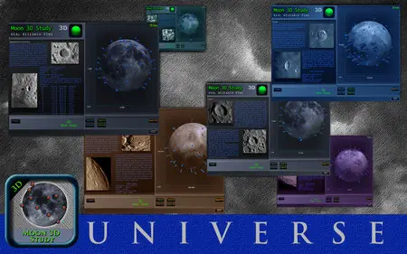 A Moon 3D Study v1.0 Mac OS X