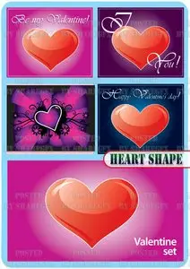 Stock Vector - Heart Shape 2905